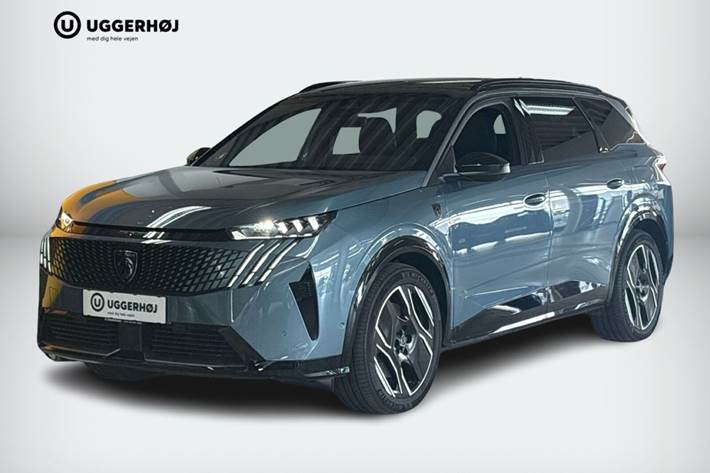 Blå Peugeot e-5008 fra 2026