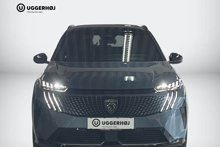 Blå Peugeot e-5008 fra 2026