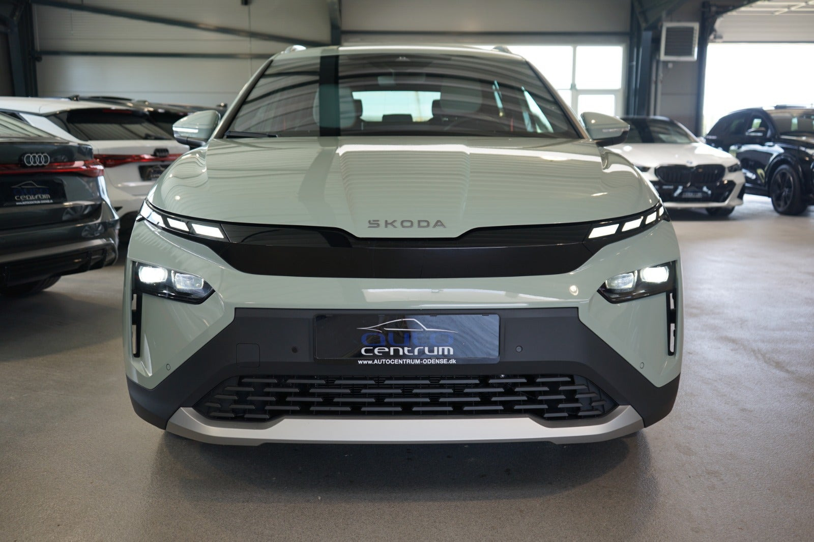 Grøn Skoda Elroq fra 2025