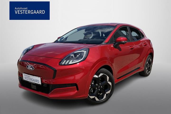 Rød Ford Puma fra 2025 set udefra
