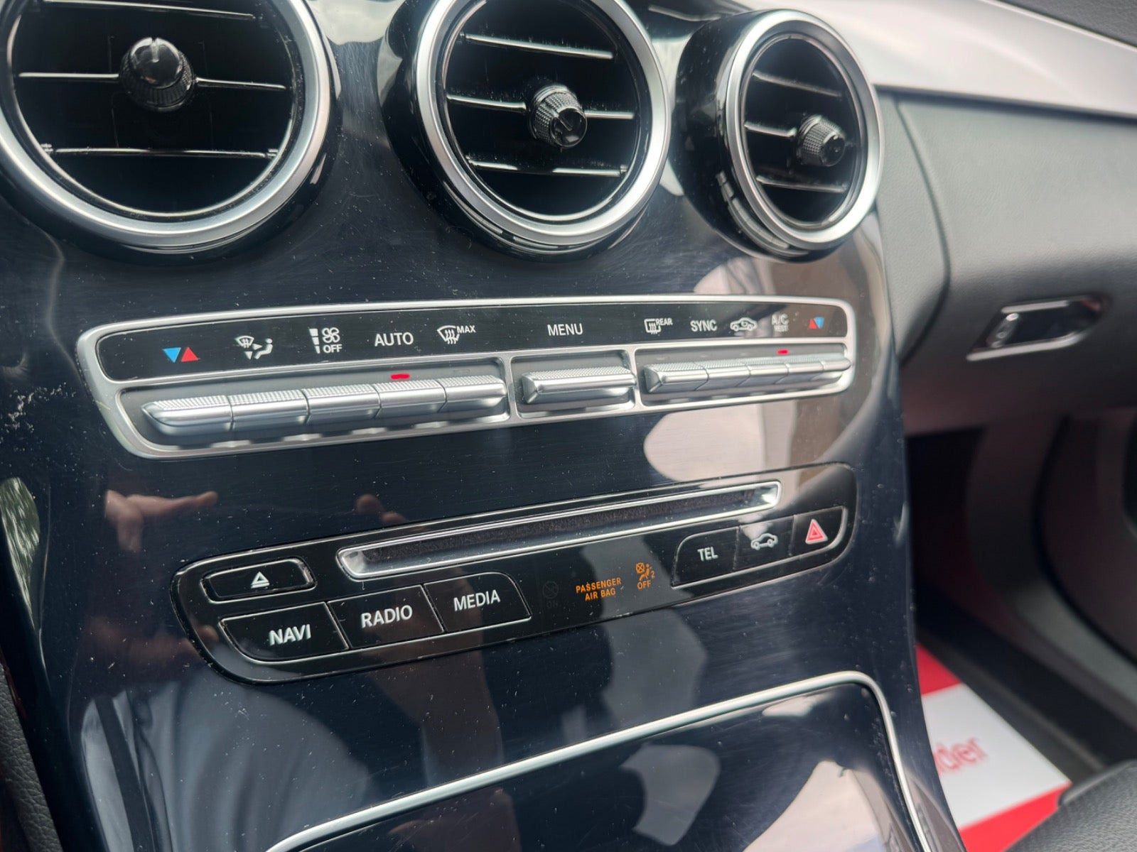 Sort Mercedes C220 d fra 2017