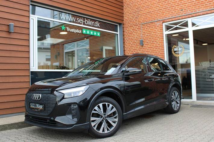Sort Audi Q4 e-tron fra 2023