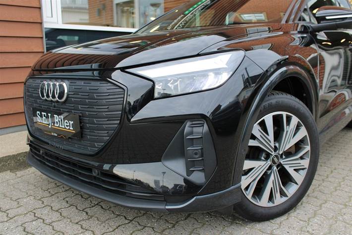 Sort Audi Q4 e-tron fra 2023
