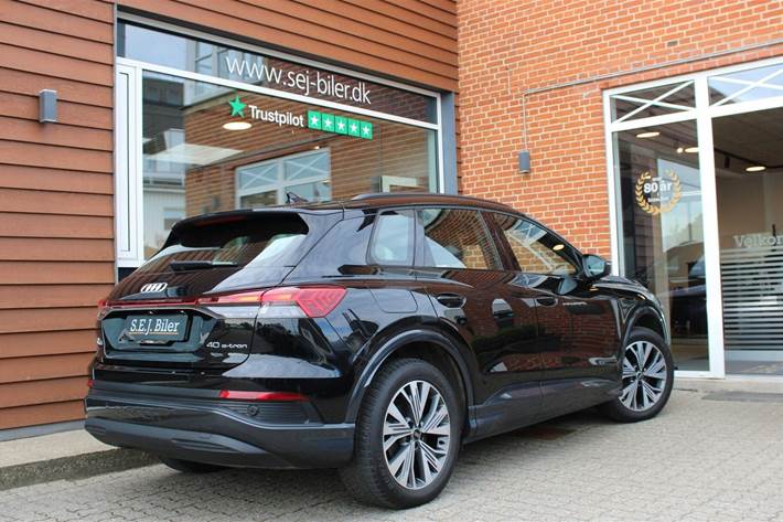 Sort Audi Q4 e-tron fra 2023