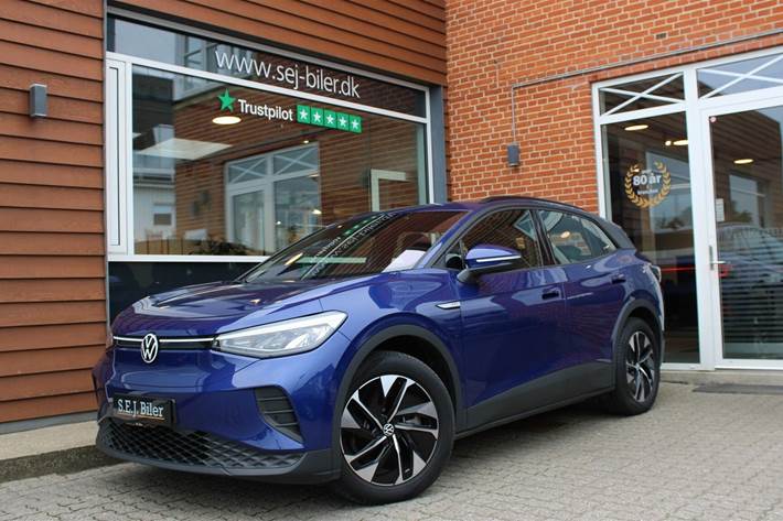 Blå VW ID.4 fra 2023
