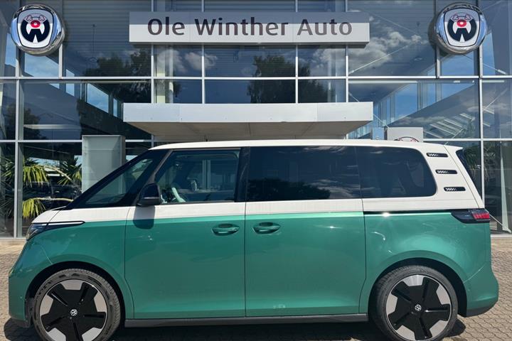 Grøn VW ID.Buzz fra 2024