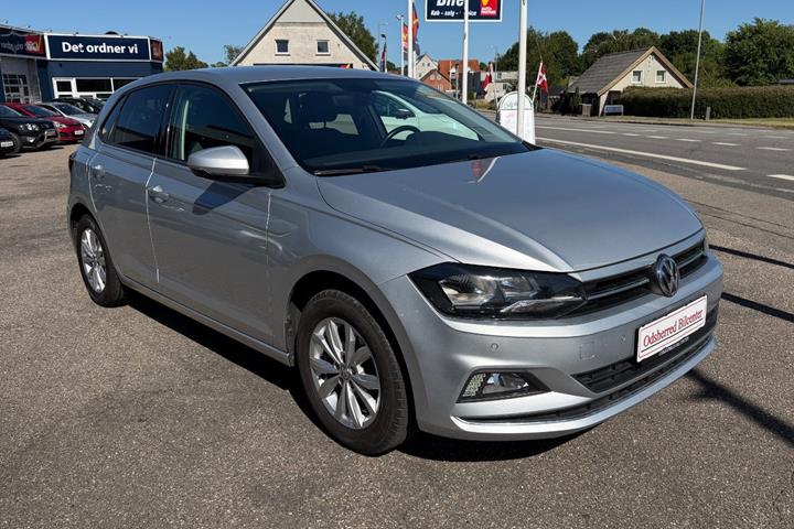 Sølv VW Polo fra 2020