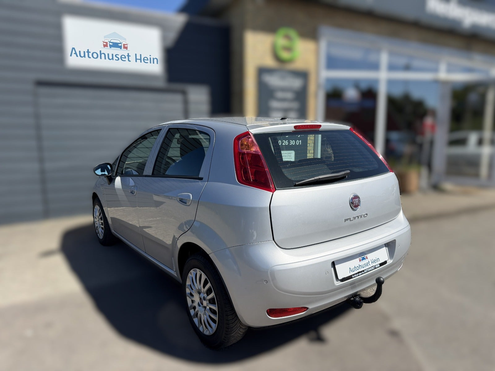 Sølv Fiat Punto fra 2018