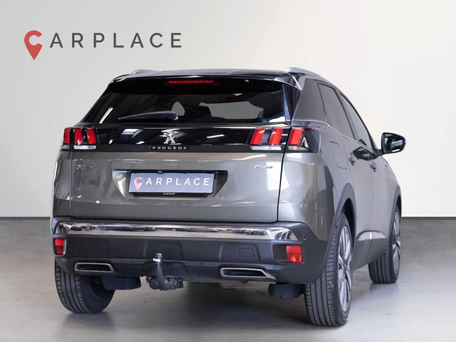 Grøn Peugeot 3008 fra 2019
