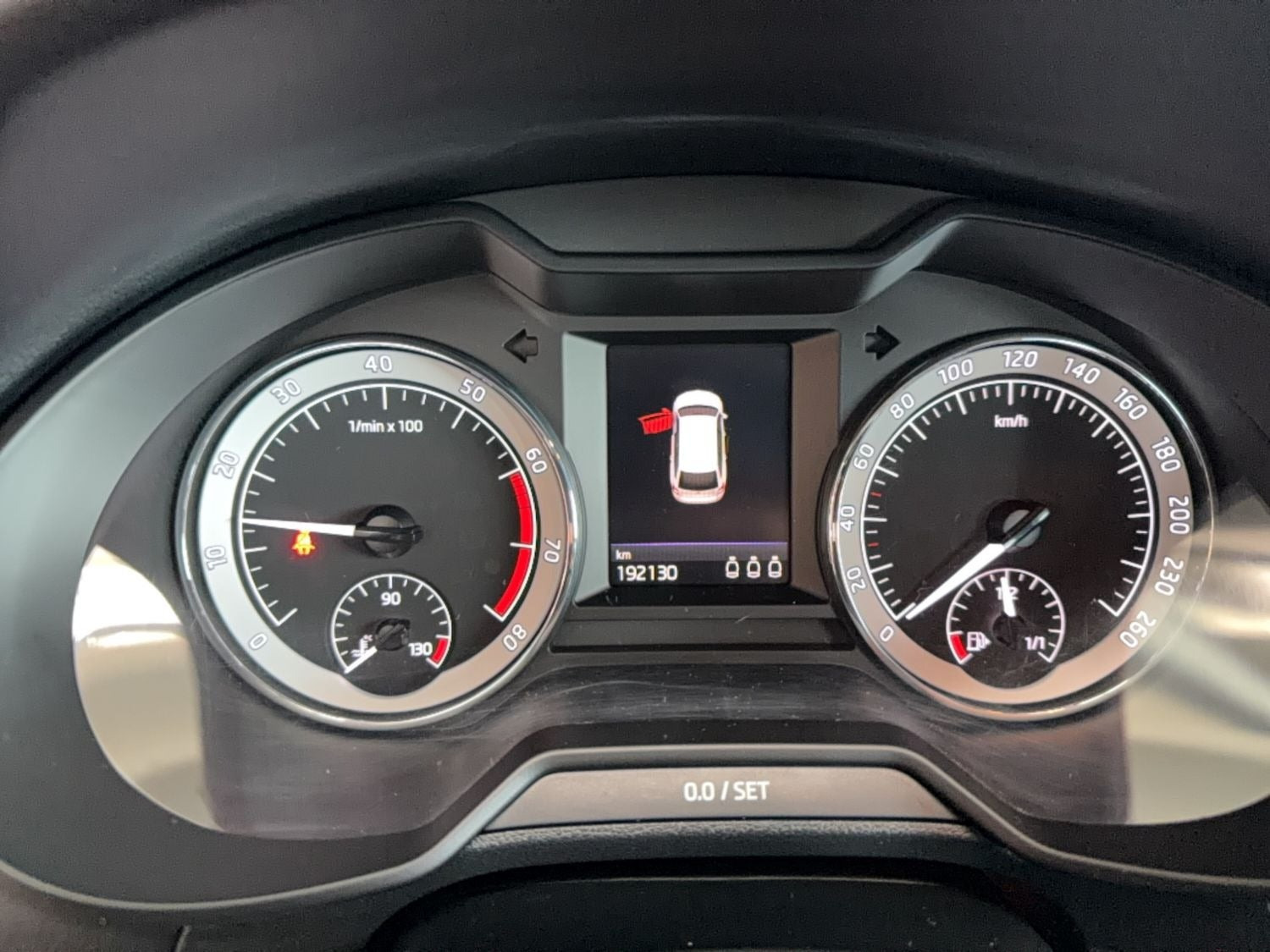 Sort Skoda Octavia fra 2018