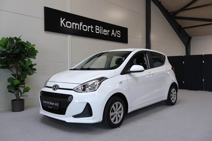 Hvid Hyundai i10 fra 2017