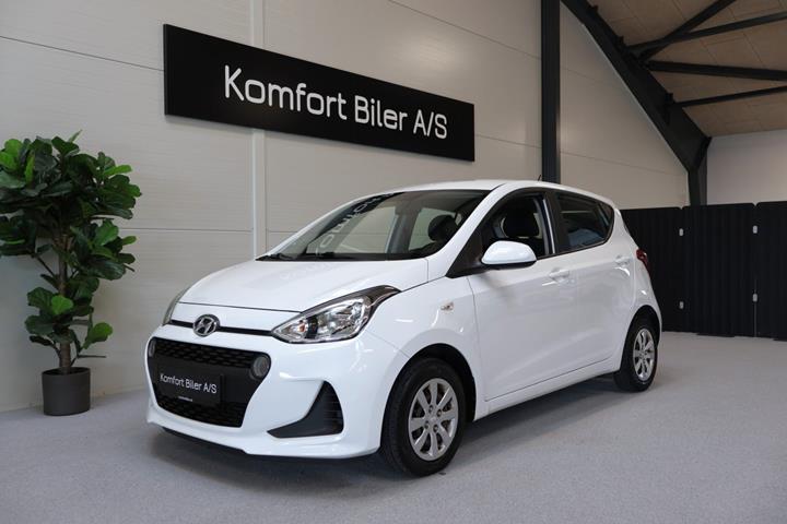 Hvid Hyundai i10 fra 2017