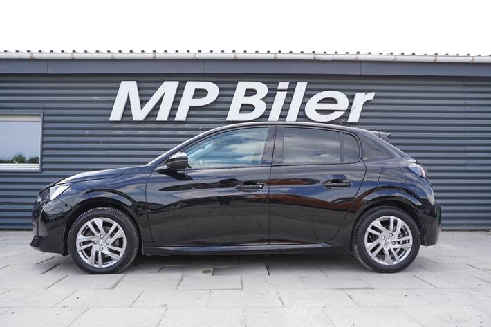 Sort Peugeot 208 fra 2020