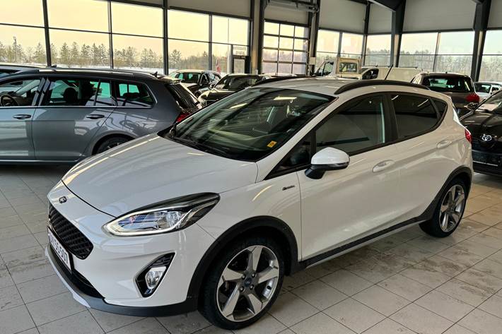 Hvid Ford Fiesta fra 2019