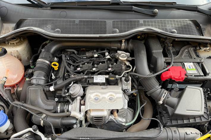 Hvid Ford Fiesta fra 2019