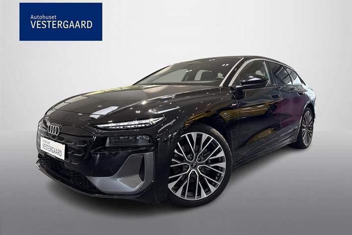 Sort Audi A6 e-tron fra 2025