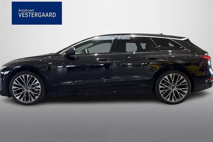 Sort Audi A6 e-tron fra 2025