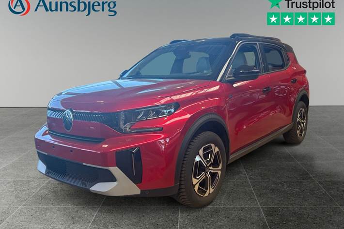 Rød Citroën e-C3 Aircross fra 2025