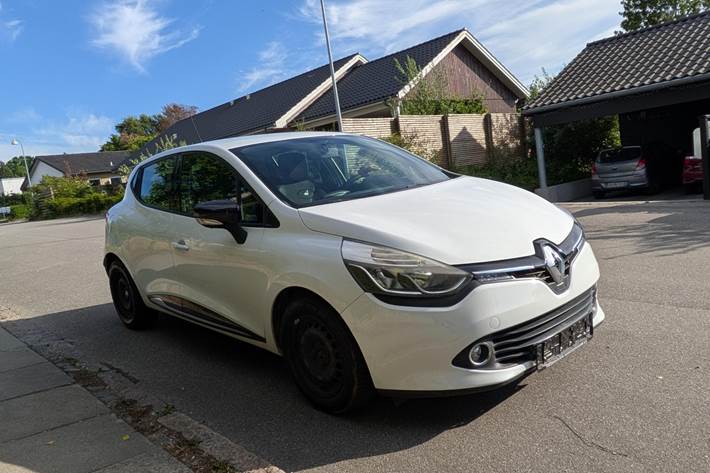 Hvid Renault Ny Clio fra 2014