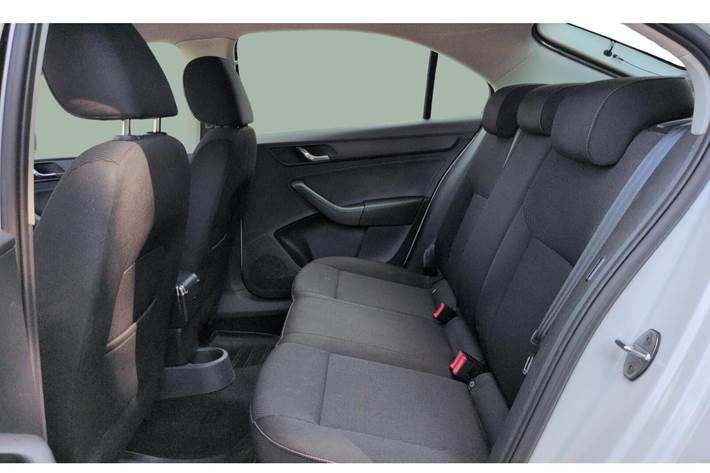 Hvid Skoda Rapid fra 2013