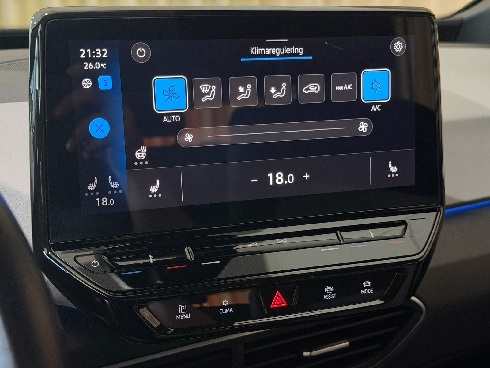 Grå VW ID.3 fra 2022