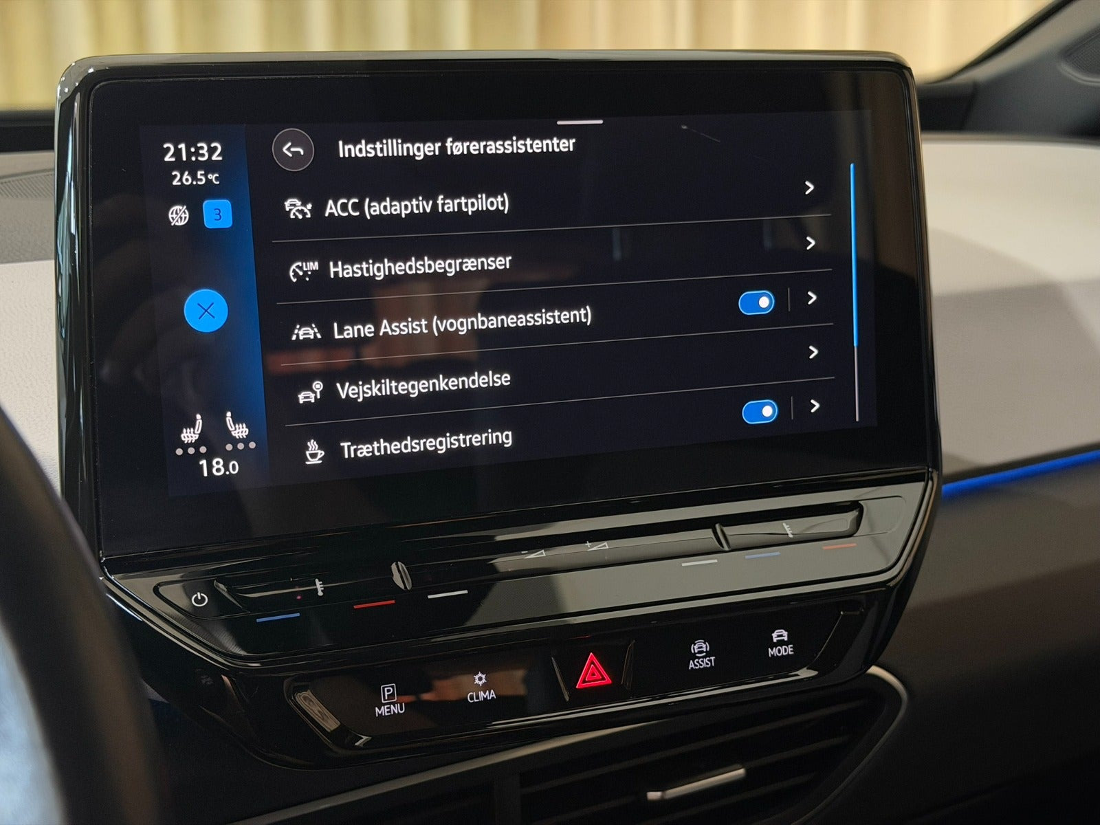 Grå VW ID.3 fra 2022
