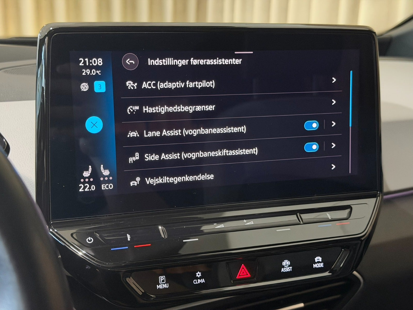 Grå VW ID.3 fra 2021