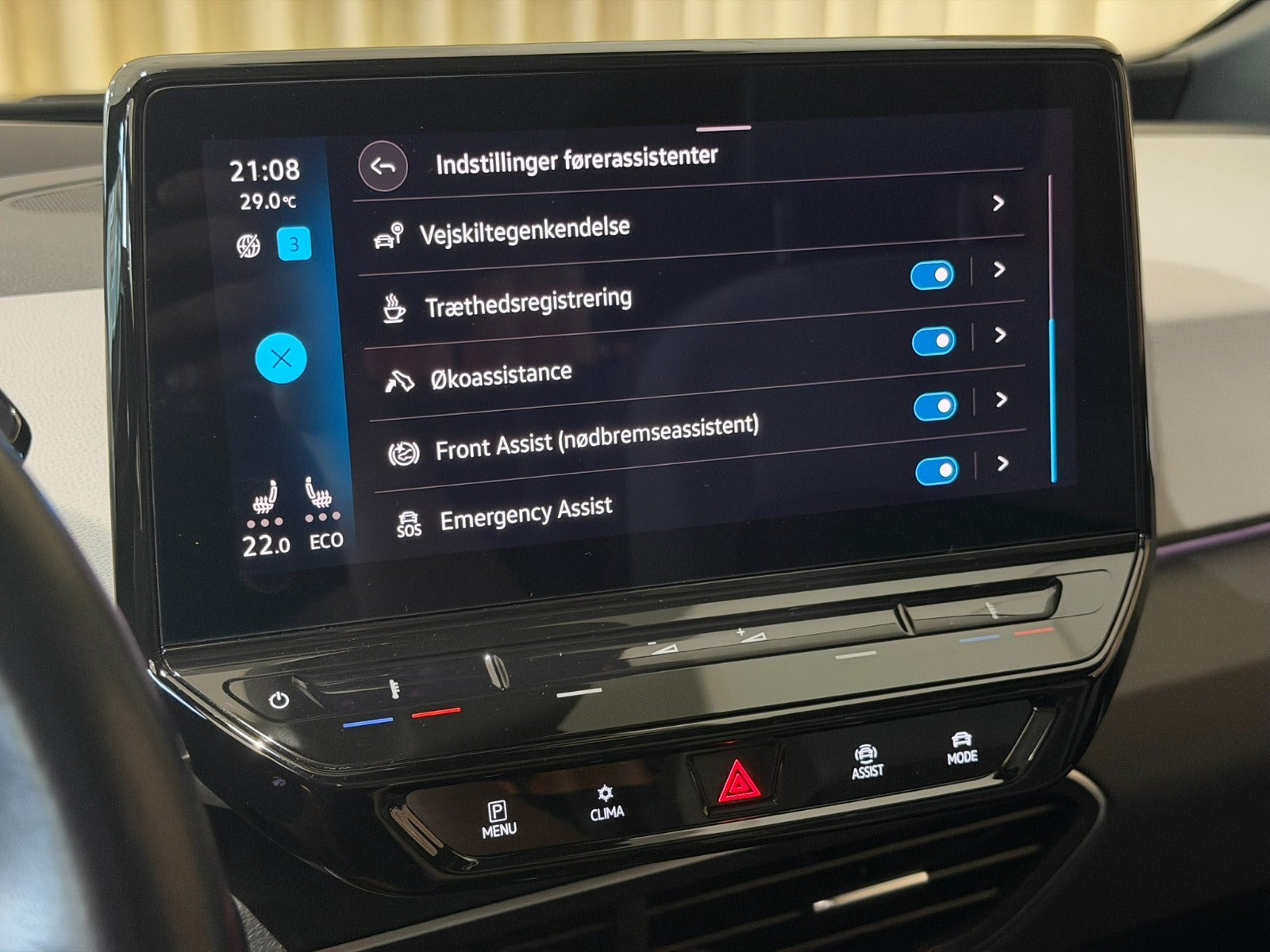 Grå VW ID.3 fra 2021