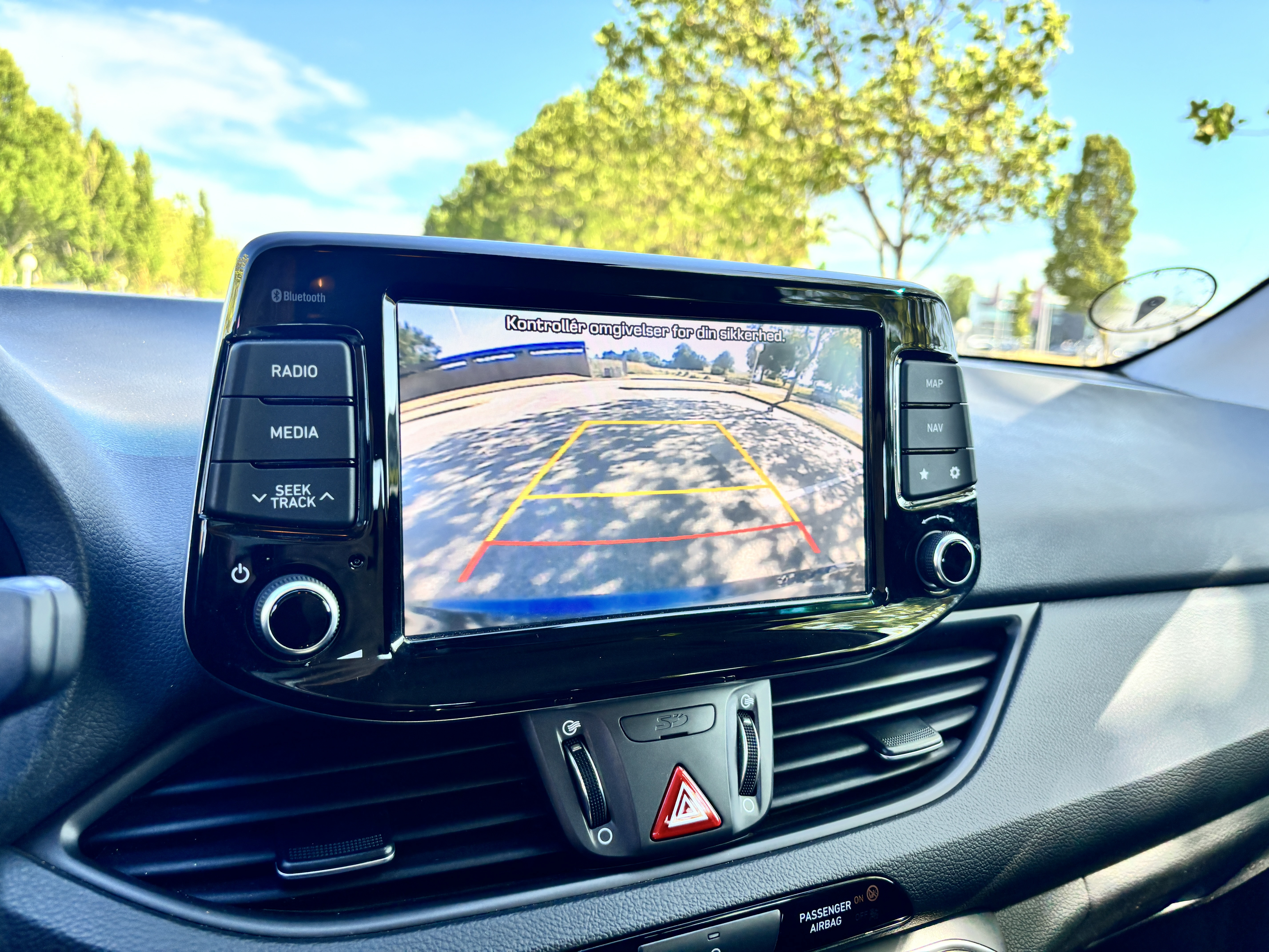 Blå Hyundai i30 fra 2018