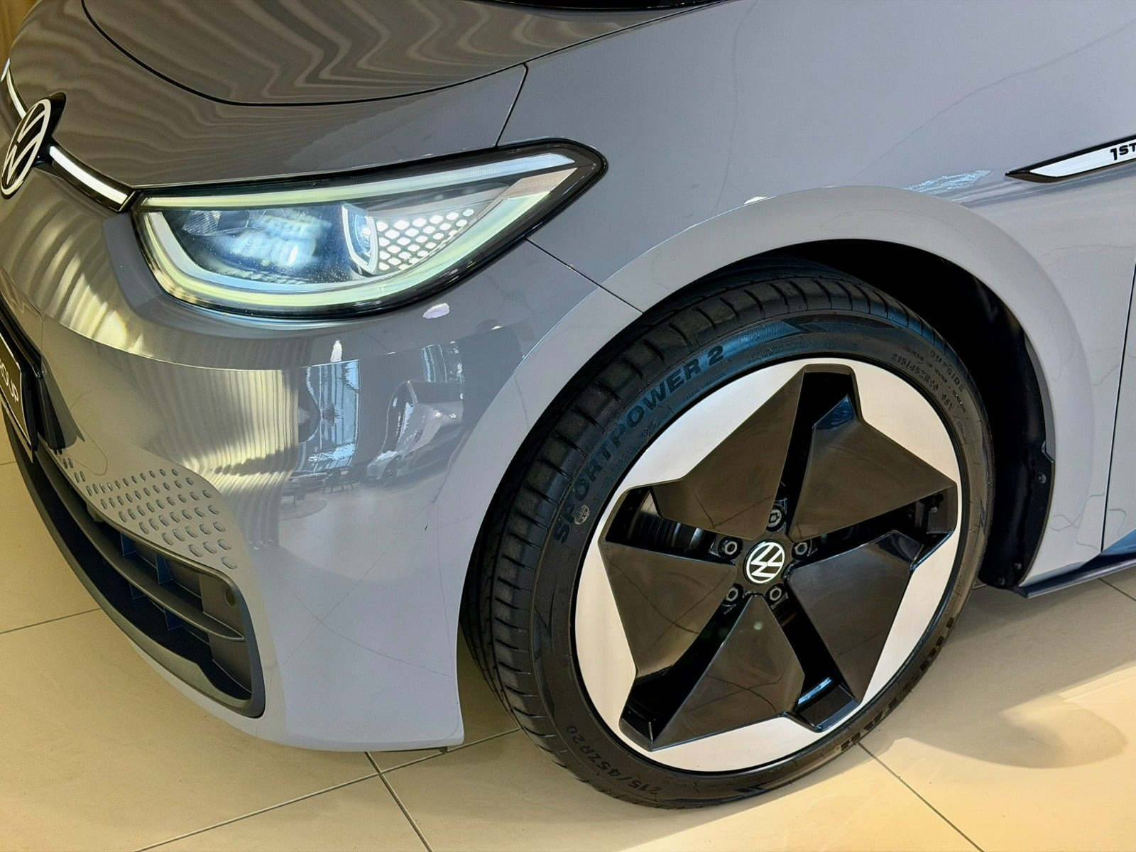 Grå VW ID.3 fra 2021