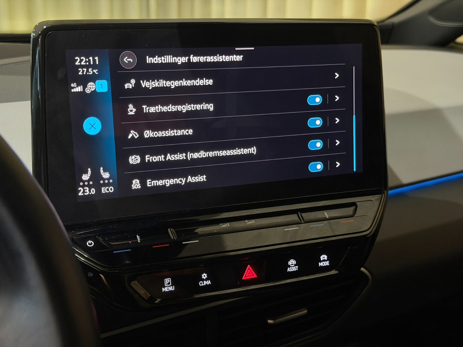 Grå VW ID.3 fra 2022