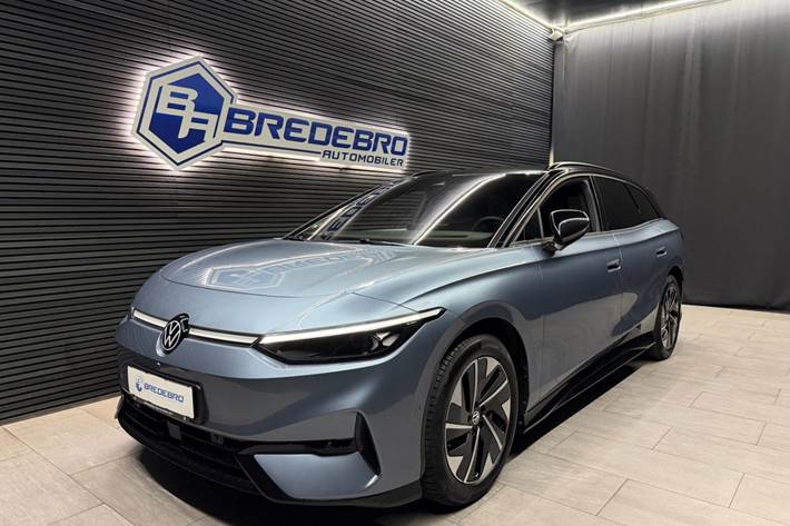 Blå VW ID.7 fra 2025