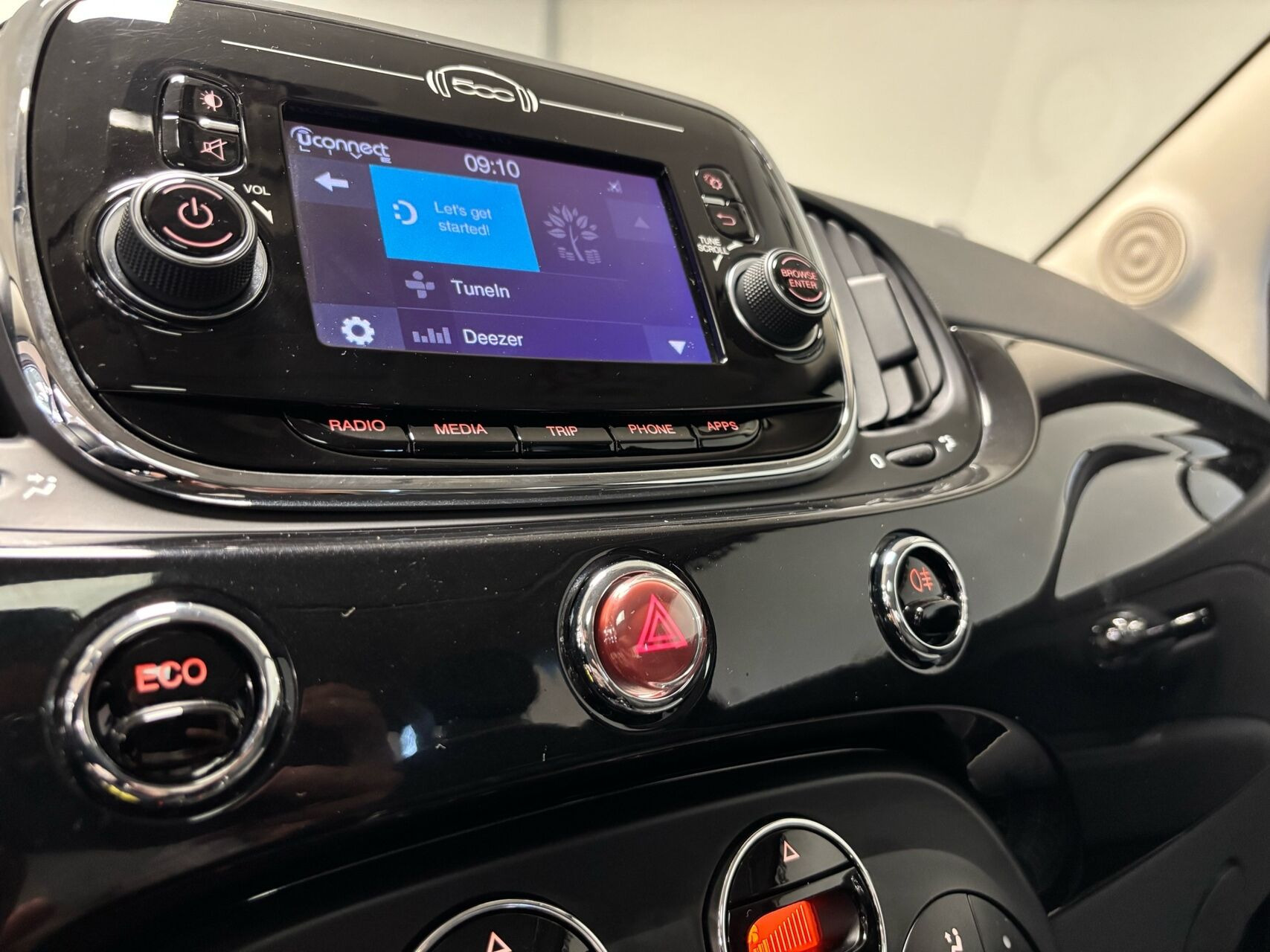 Sort Fiat 500 fra 2017