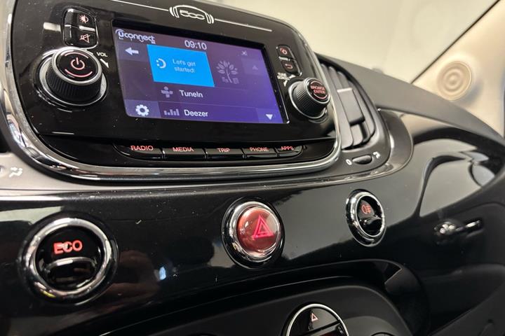 Sort Fiat 500 fra 2017