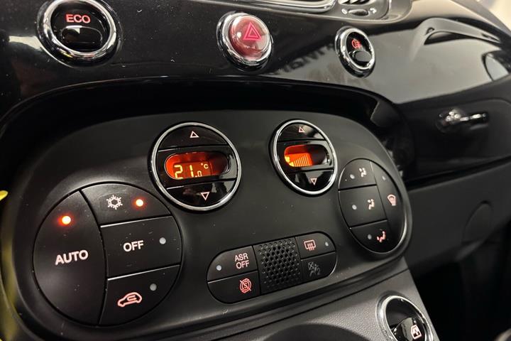 Sort Fiat 500 fra 2017