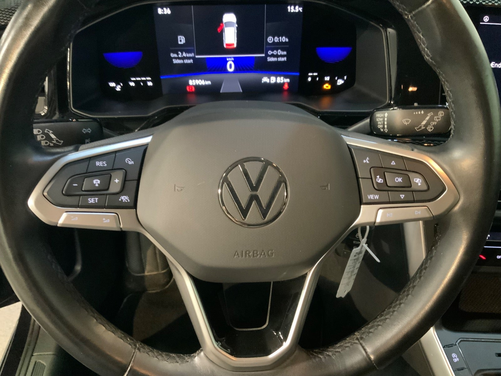 Sort VW Polo fra 2022