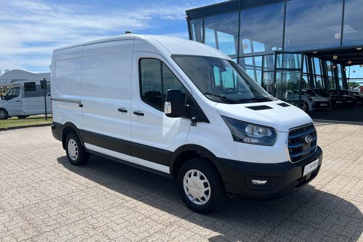 Hvid Ford E-Transit 390 L2 Van fra 2022