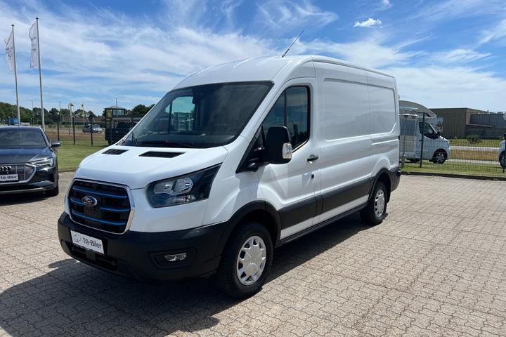 Hvid Ford E-Transit 390 L2 Van fra 2022