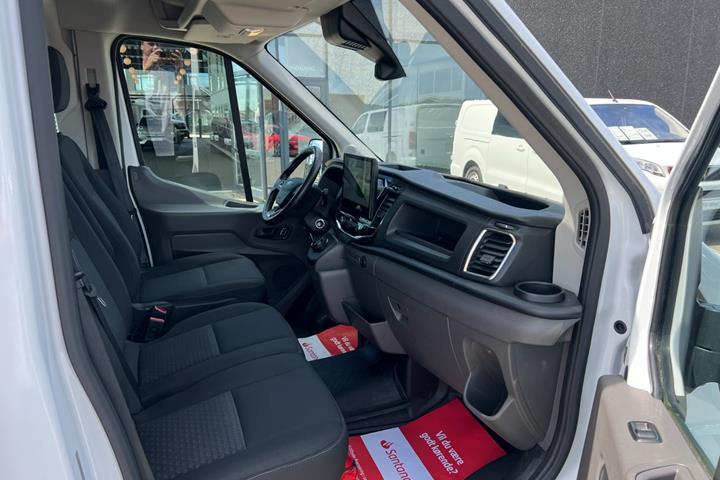 Hvid Ford E-Transit 390 L2 Van fra 2022