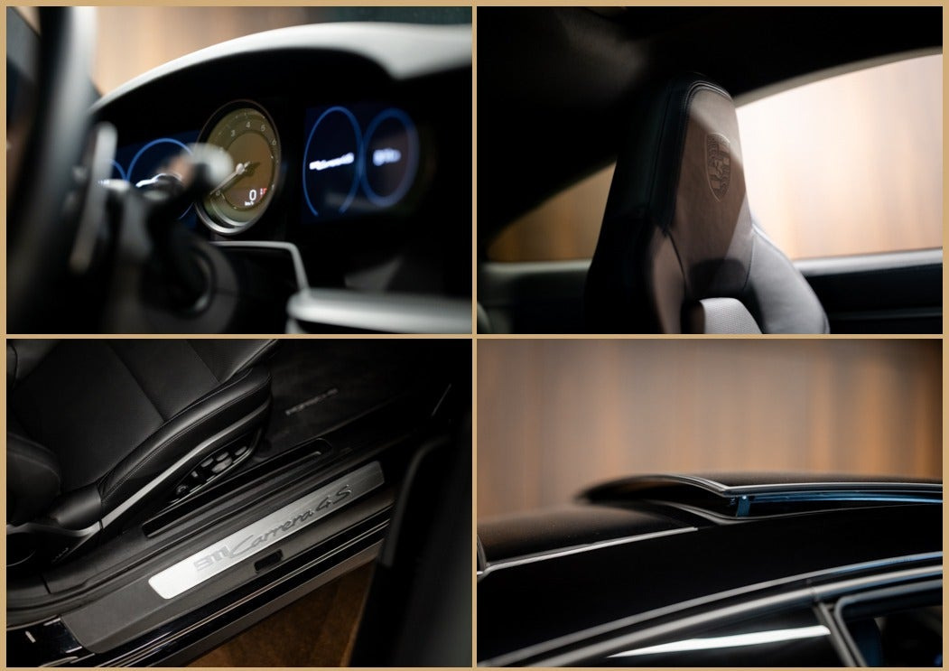 Sort Porsche 911 Carrera 4S fra 2022