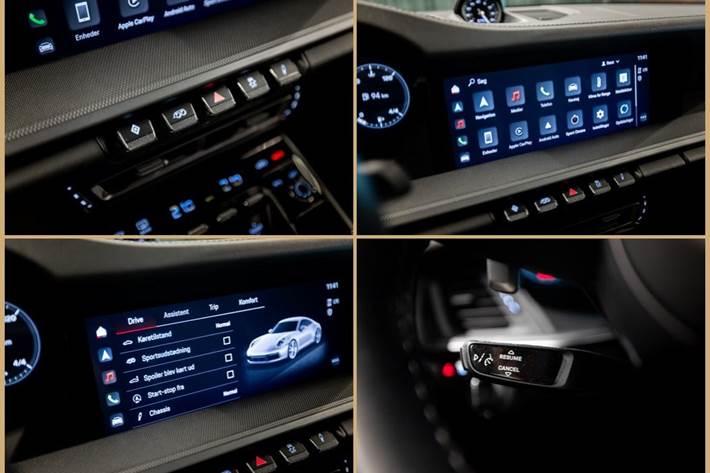 Sort Porsche 911 Carrera 4S fra 2022