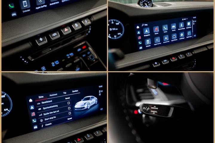 Sort Porsche 911 Carrera 4S fra 2022