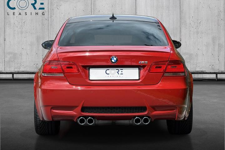 Rød BMW M3 fra 2008