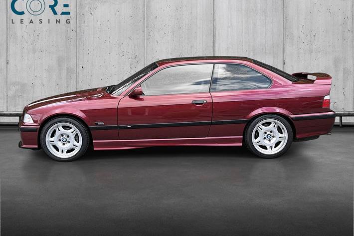 Rød BMW M3 fra 1996