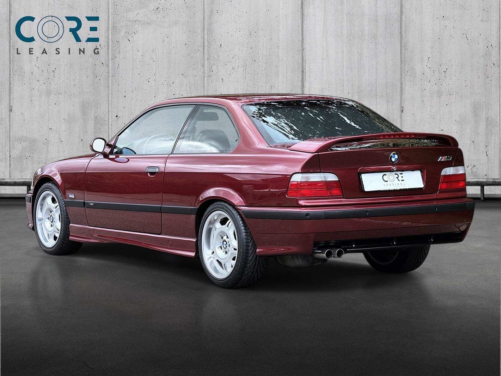 Rød BMW M3 fra 1996