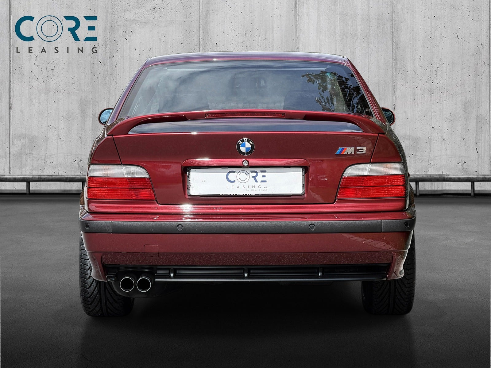 Rød BMW M3 fra 1996