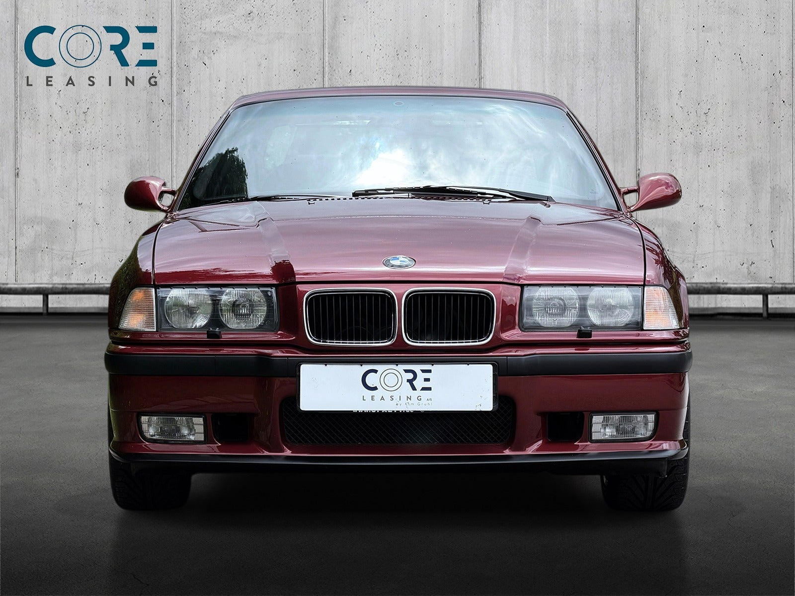 Rød BMW M3 fra 1996
