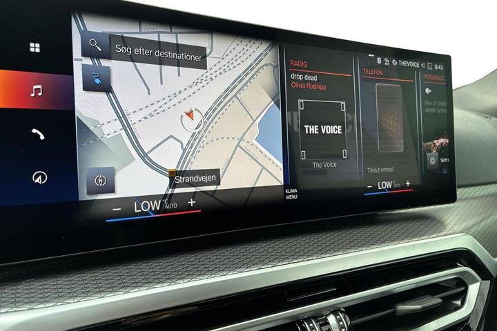 Grå BMW i4 fra 2023
