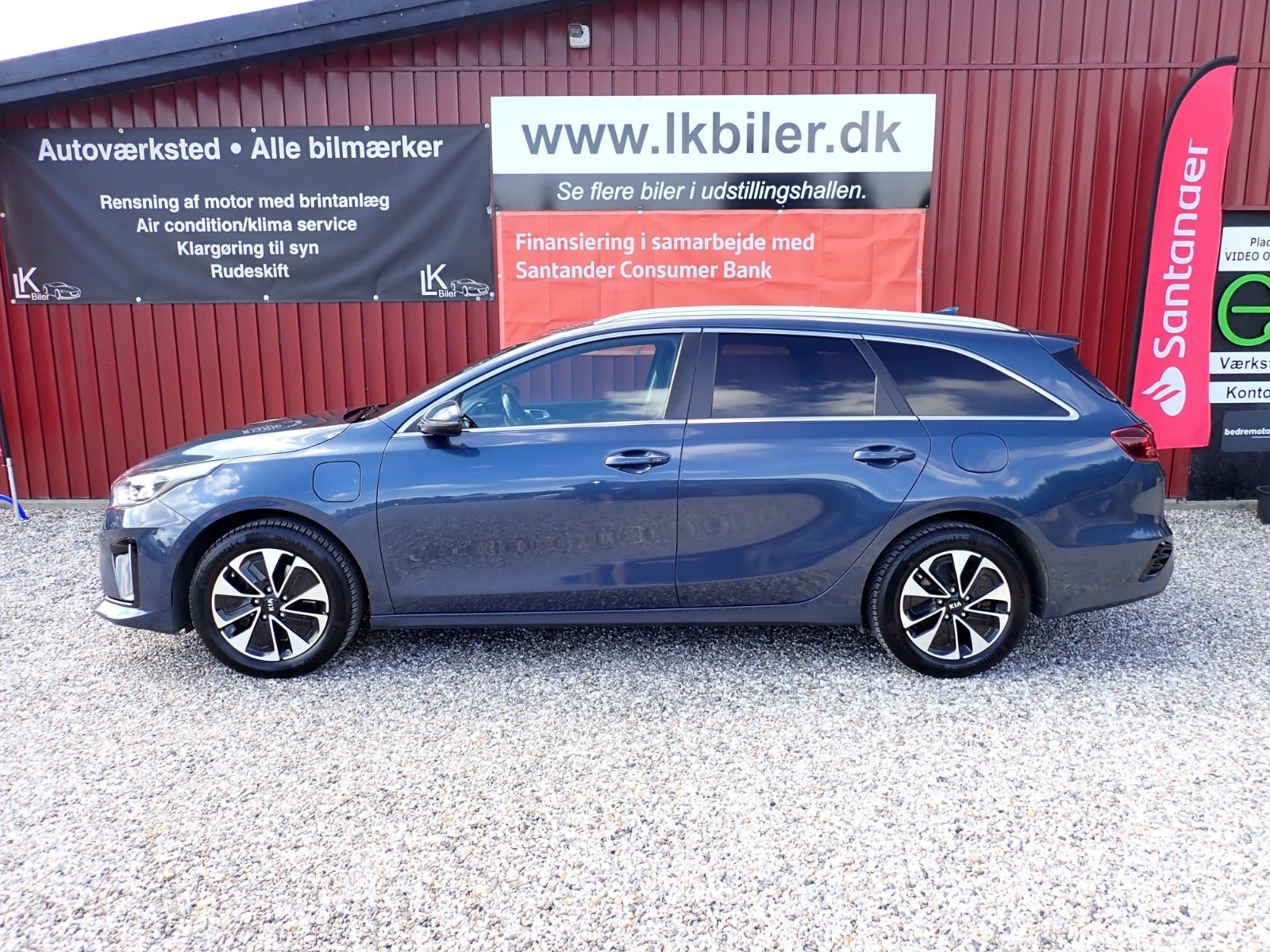 Blå Kia Ceed fra 2020
