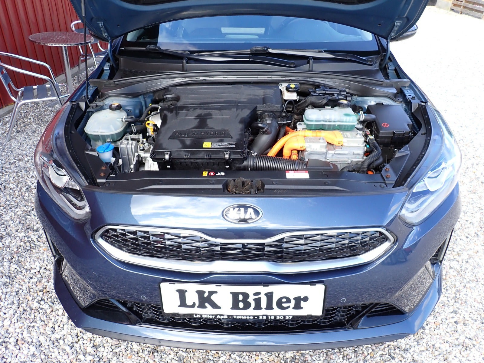 Blå Kia Ceed fra 2020